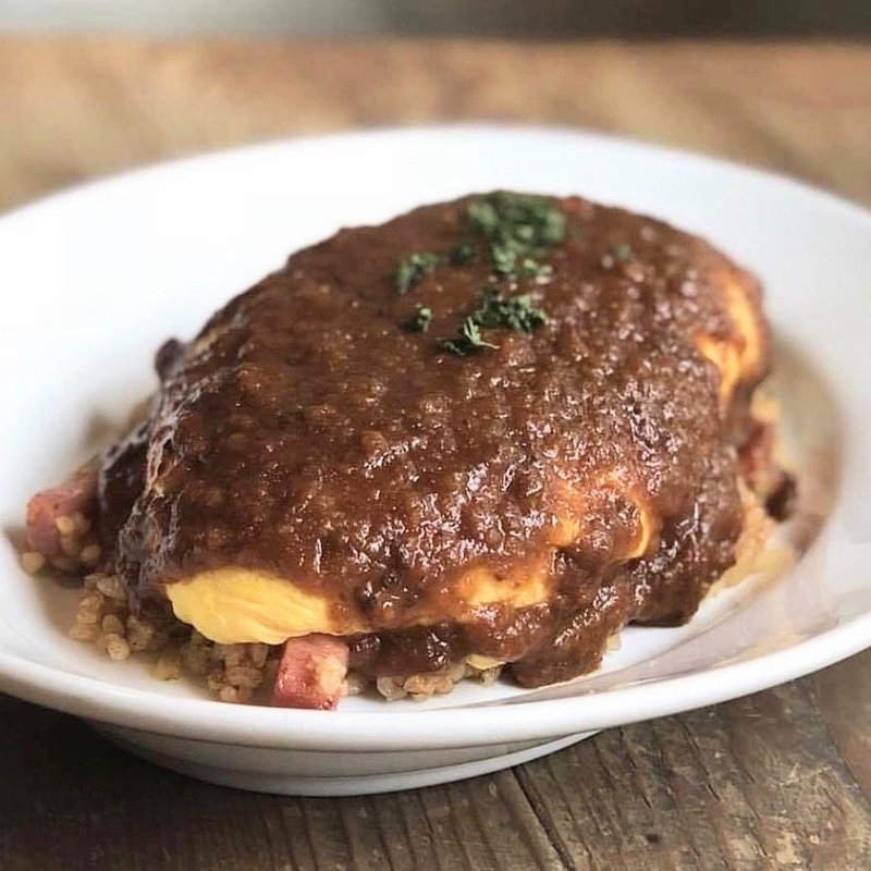 ポークオムライスカレーソース(パームスカフェ 自由が丘店)