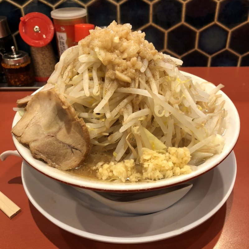 塾長ラーメン ダブル(ラーメン男塾‼︎ 蒲生四丁目店)