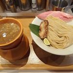 鶏豚濃コクつけ麺(麺つむぎ 東大阪)