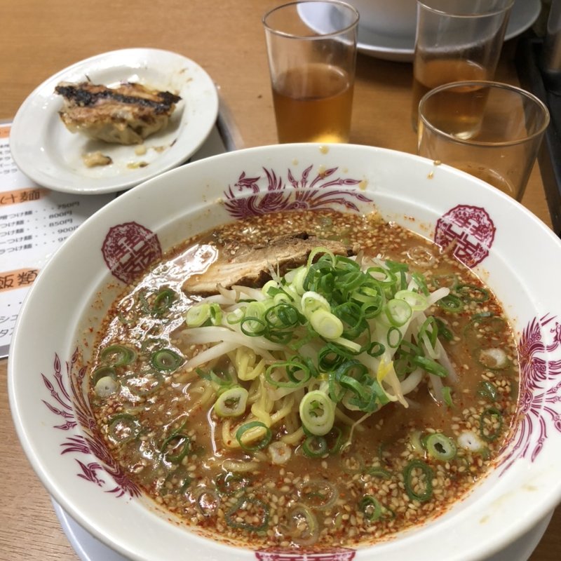 おさえラーメン1辛(蘭洲ラーメン )