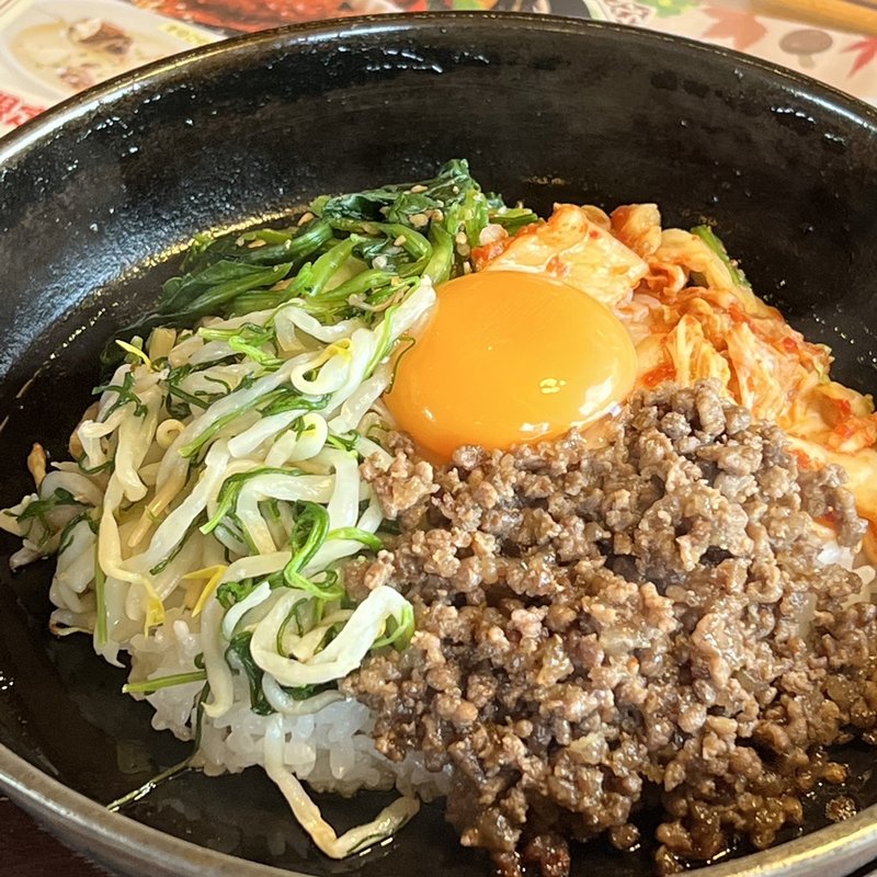 鉄鍋ビビンパ(炭焼きレストランさわやか 浜松高丘店 )