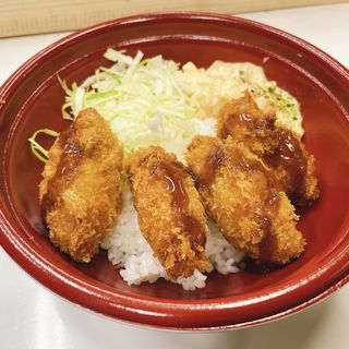 ミニカキフライ丼(ラーメン専科 竹末食堂)