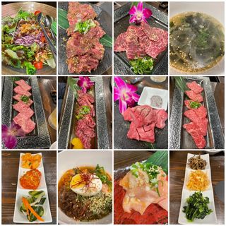 各種焼肉　3人(場外焼肉 榮登庵)