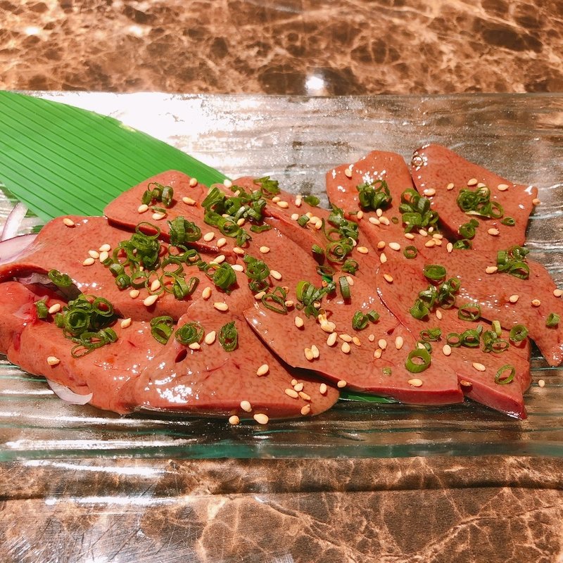 レバ刺し(焼肉の中口 坪井店 )