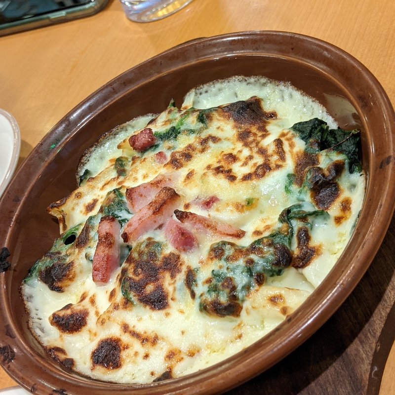 ほうれん草のグラタン(サイゼリヤ 白金高輪店)