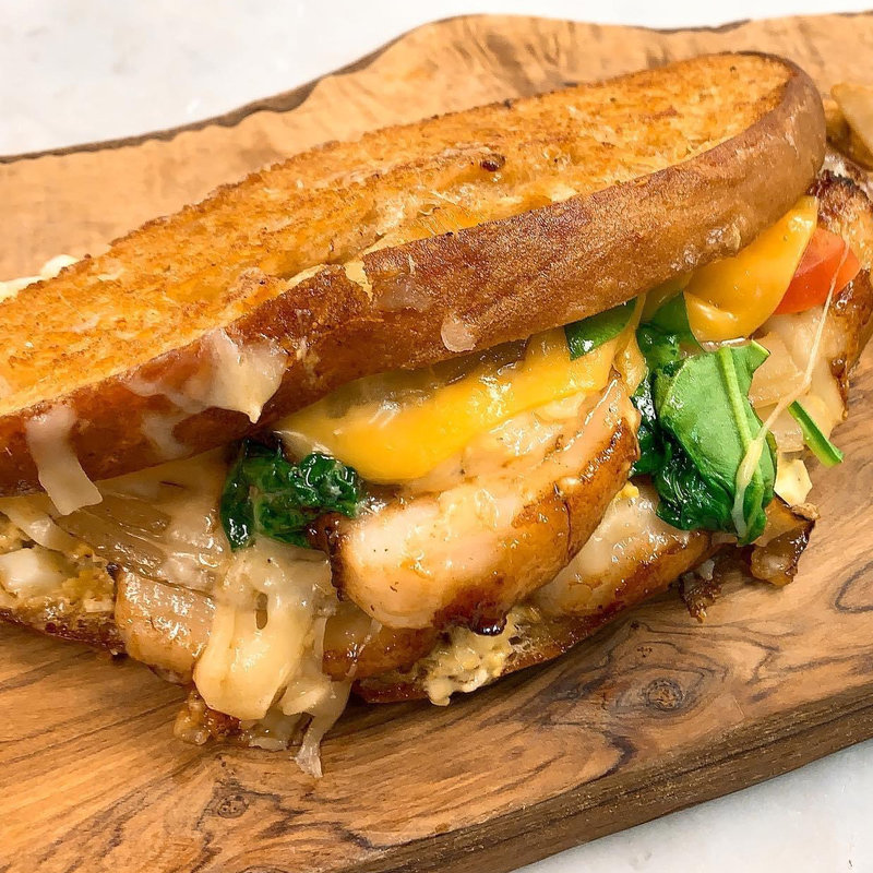 ホットプレスサンド(パームスカフェ 自由が丘店)