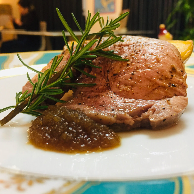 自家製ラムハムステーキ(Kitchenピエロ)