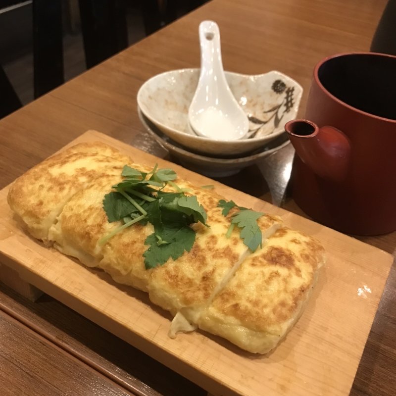 だし巻き(明石焼き風)(三宮高架下酒場 茶々)