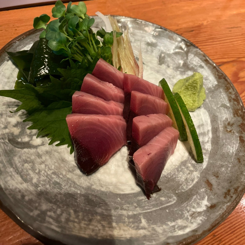 カツオ刺し(ア ハウス オブ レフュージ 義 （a house of refuge 義）)