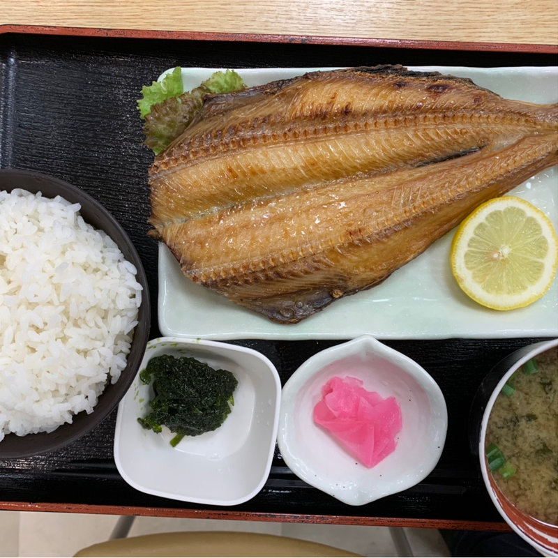 焼魚定食(四倉パーキングエリア下り線食堂)