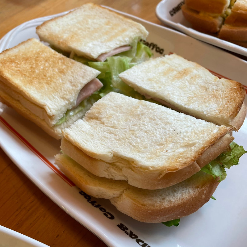ハムトースト(コメダ珈琲店 広島宇品西店)