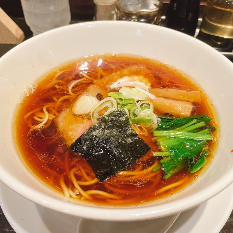 まる重ラーメン醤油(柳麺まる重)