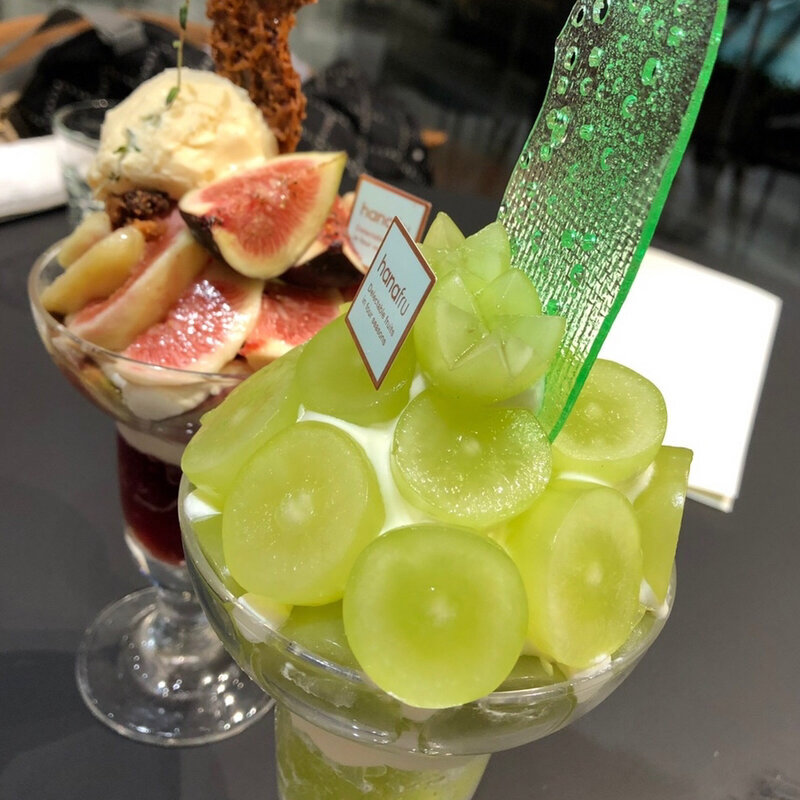 マスカットパフェ(FRUiT 阪神梅田店)