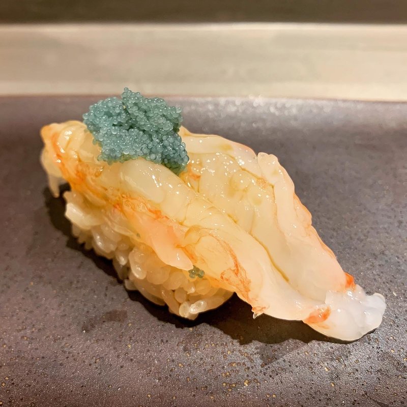 牡丹海老(立食い鮨 鮨川)