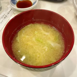 味噌汁(多㐂寿司)