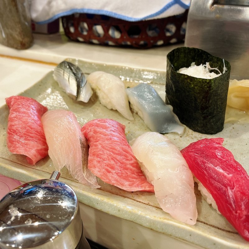 握り寿司(多㐂寿司)