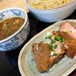 ねぎチャーシューつけ麺(長八)