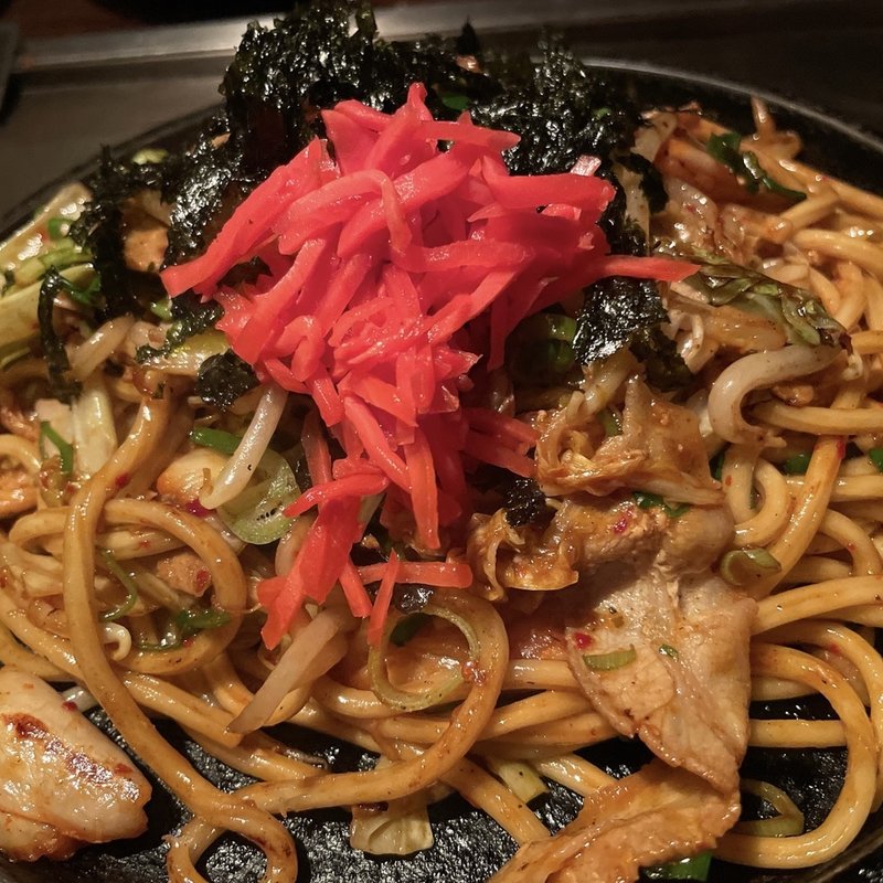 豚キムチ焼きそば(いまり 恵比寿店)