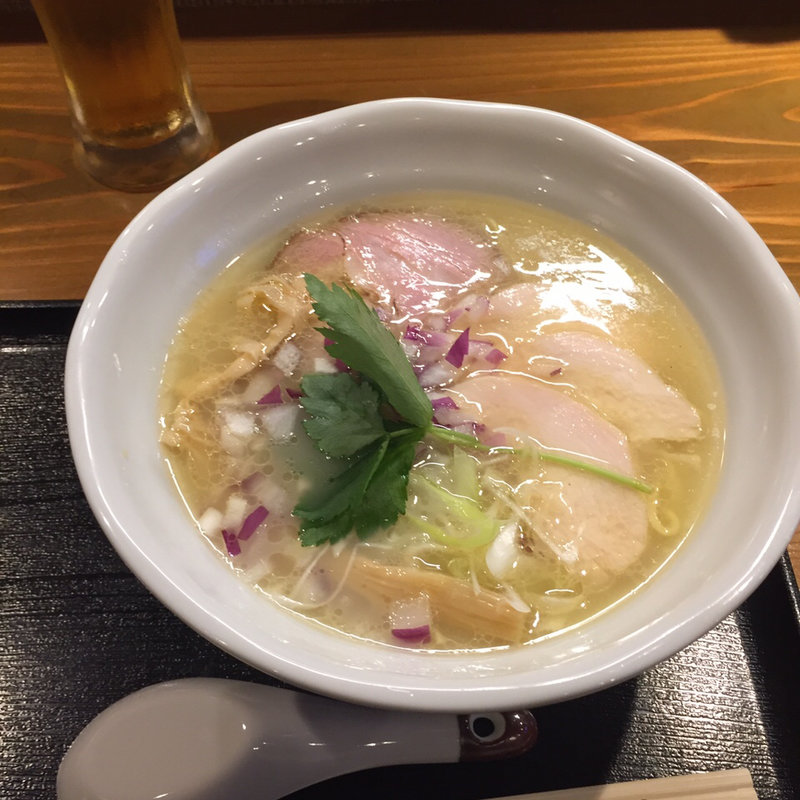 赤鶏香る鯛出汁ラーメン(活魚居酒屋 マルフク)