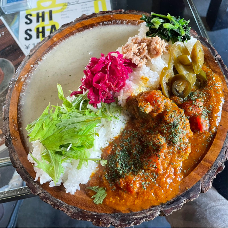 鹿肉ジビエスパイスカレー(Cafe&Bar Uvillage)