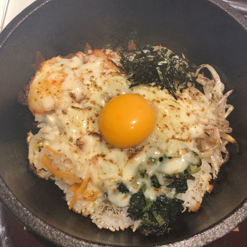 チーズ石焼ビビンバ(韓国ごはん・酒家 ダイダイ 横浜みなとみらい店)