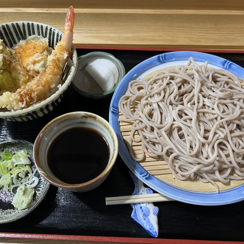 天丼セット(そば舎)