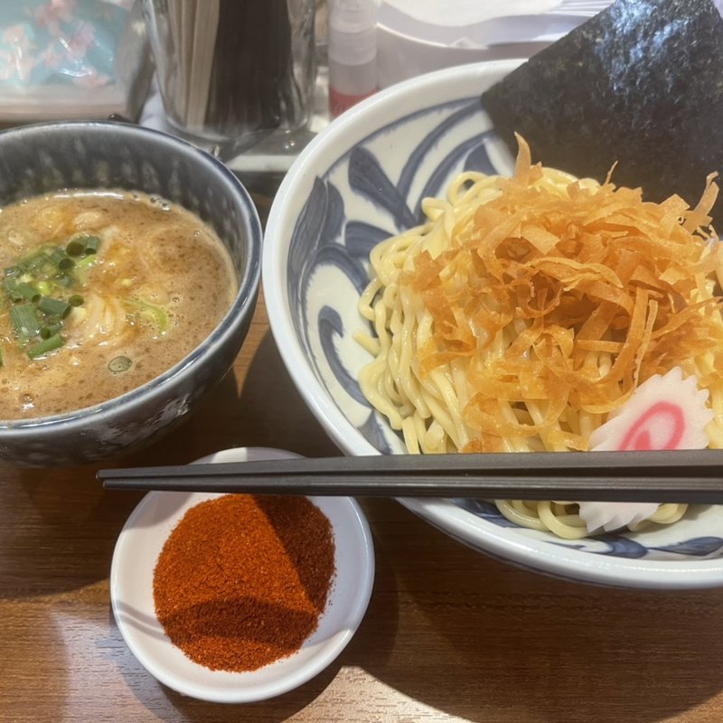 魚介とんこつ辛つけ麺(麺屋わおん)