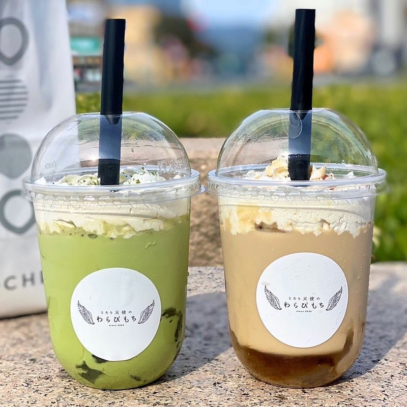 飲むわらびもち（黒蜜）(とろり天使のわらびもち 防府店)