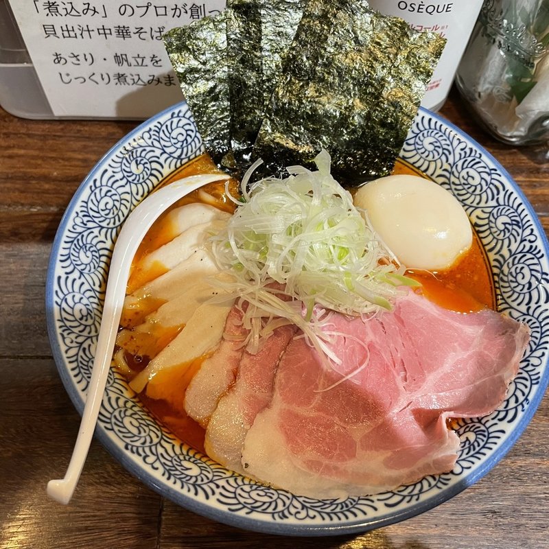 特製　貝出汁辛味噌(中華そば　貝香屋)