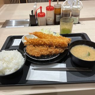 セールロースかつ&海老フライ2尾定食(松のや元町店)
