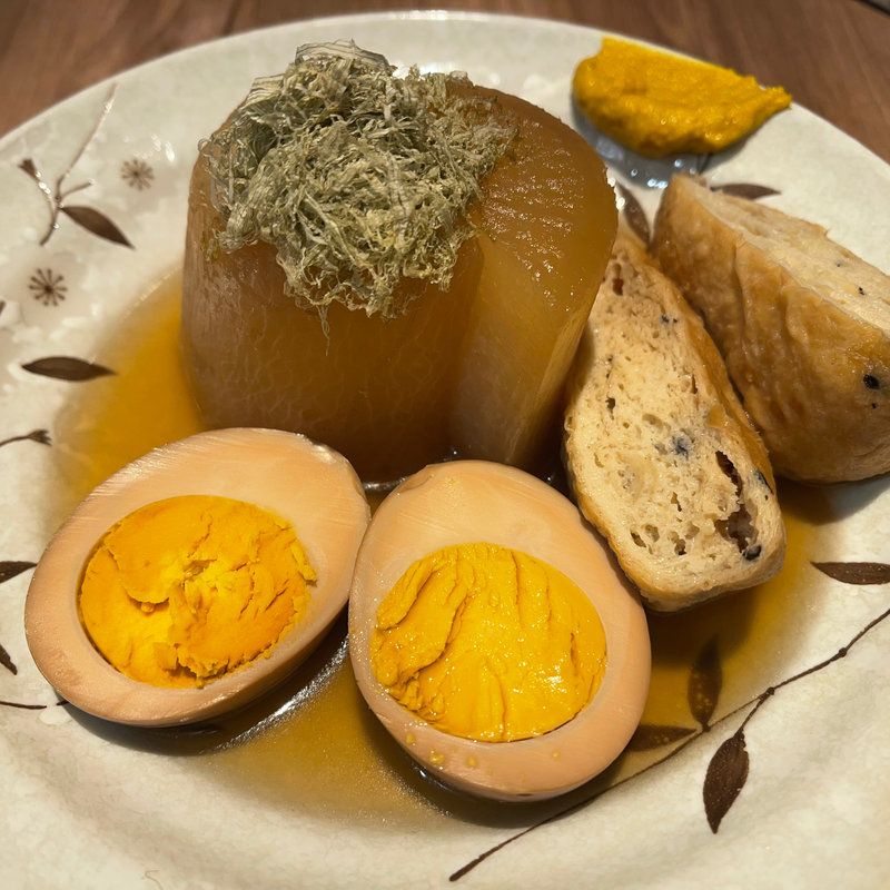 おでん（大根・たまご・がんもどき）(おでん屋たけし　勝どき)