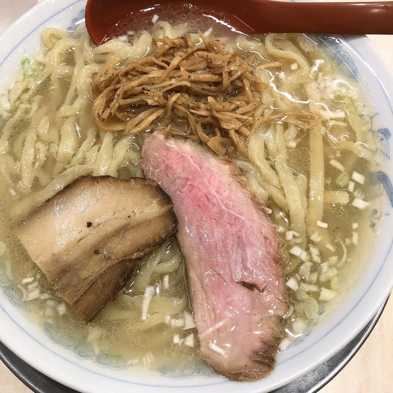 喜多方らーめん 塩(食堂 七彩)