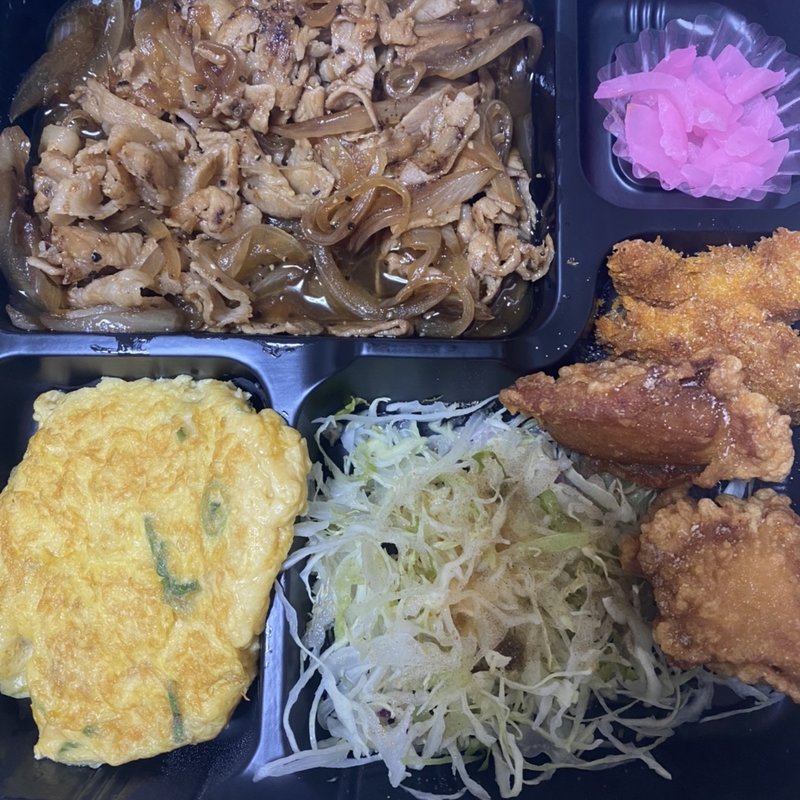 豚肉黒コショウ焼き定食(中華料理 新京)