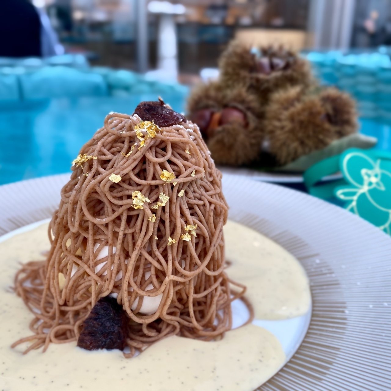 岐阜 新田農園 林甘栗のモンブラン(LE CAFE V)の口コミ一覧 | おいしい