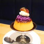 紫芋のモンブランプリン(フェブラリーカフェ （FEBRUARY CAFE）)