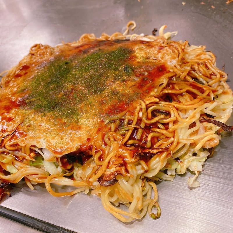 そば肉玉・磯べもち・イカ天(博多八昌 西新店)