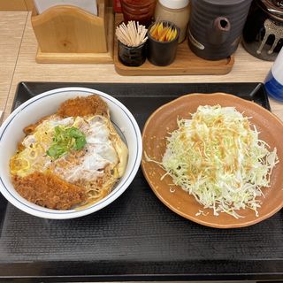 かつ丼(竹)&キャベツ千切り(かつや 新宿南口店 )