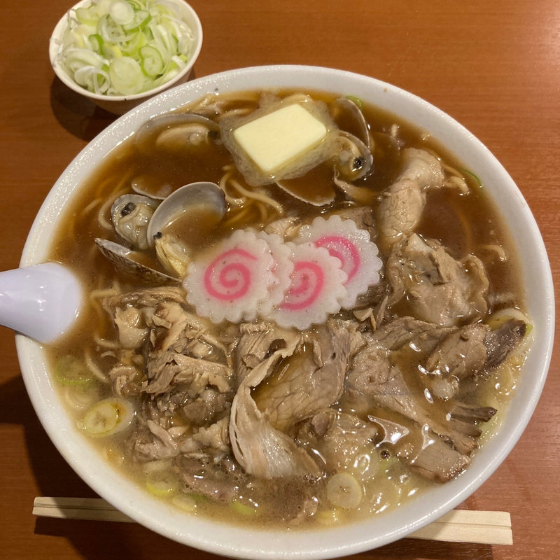 あさり醤油バター特大(末廣ラーメン本舗 高田馬場分店)