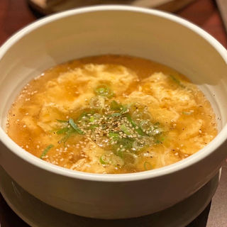 たまごスープ(黒毛和牛専門店 炭火焼肉ぶち 周南店)