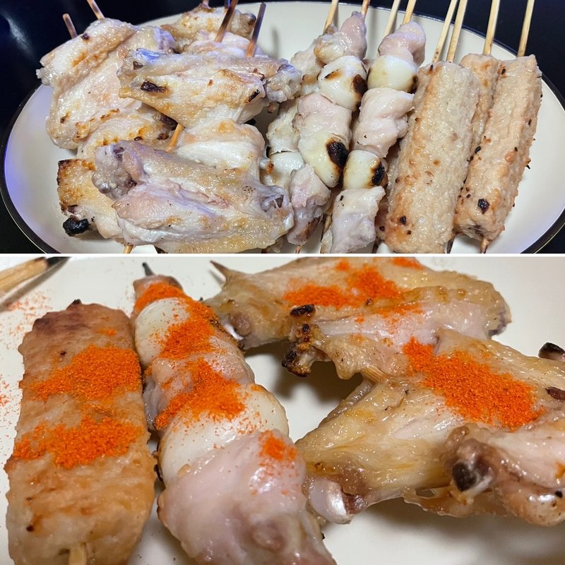 焼き鳥盛り(自宅)