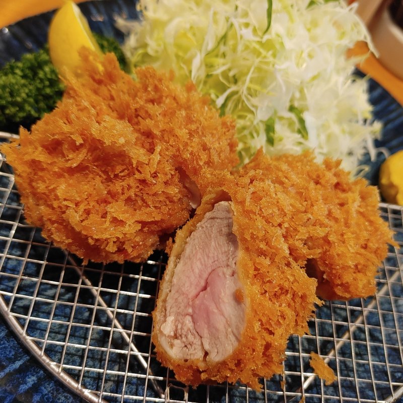 上ヒレカツ定食(トンカツ　ツキウマ)