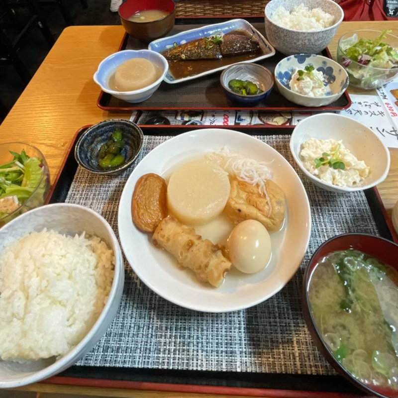 おでん定食(大船おでんセンター)
