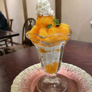 柿パフェ(くらしき桃子 倉敷中央店 （くらしきももこ）)