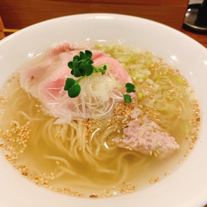  魚介系塩らぁめん(らぁめん 一白 )