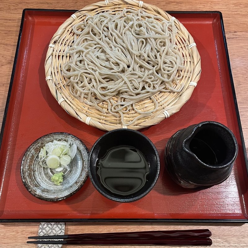 せいろ　もりつゆ(蕎麦前　一心)