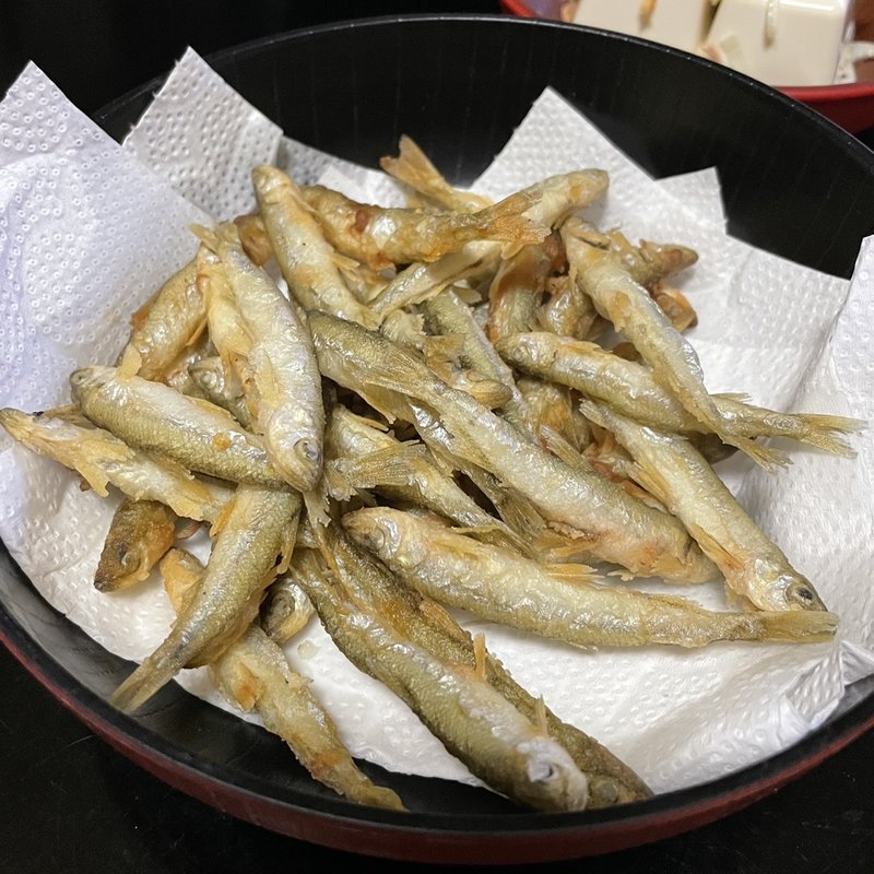 わかさぎ揚げ(自宅)