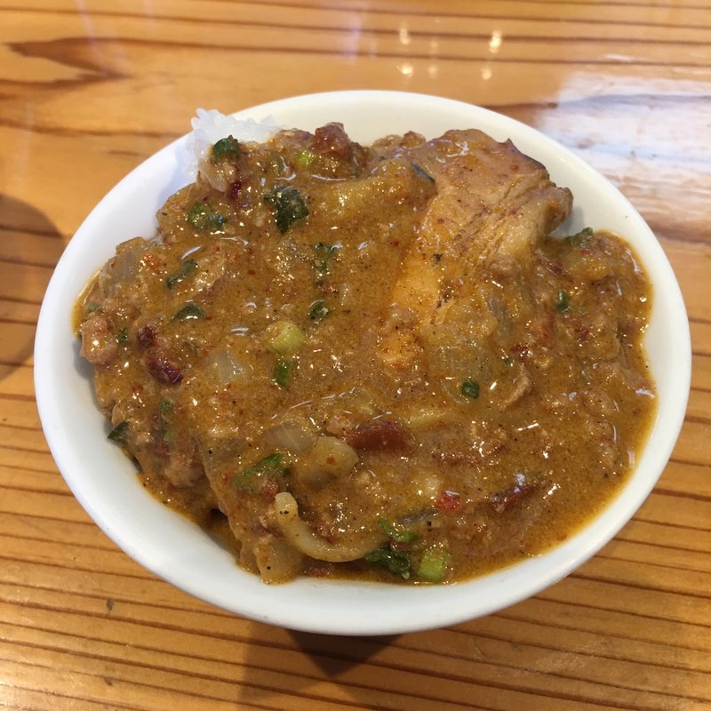 濃厚にぼし担々つけ麺(こだわり麺工房 たご)