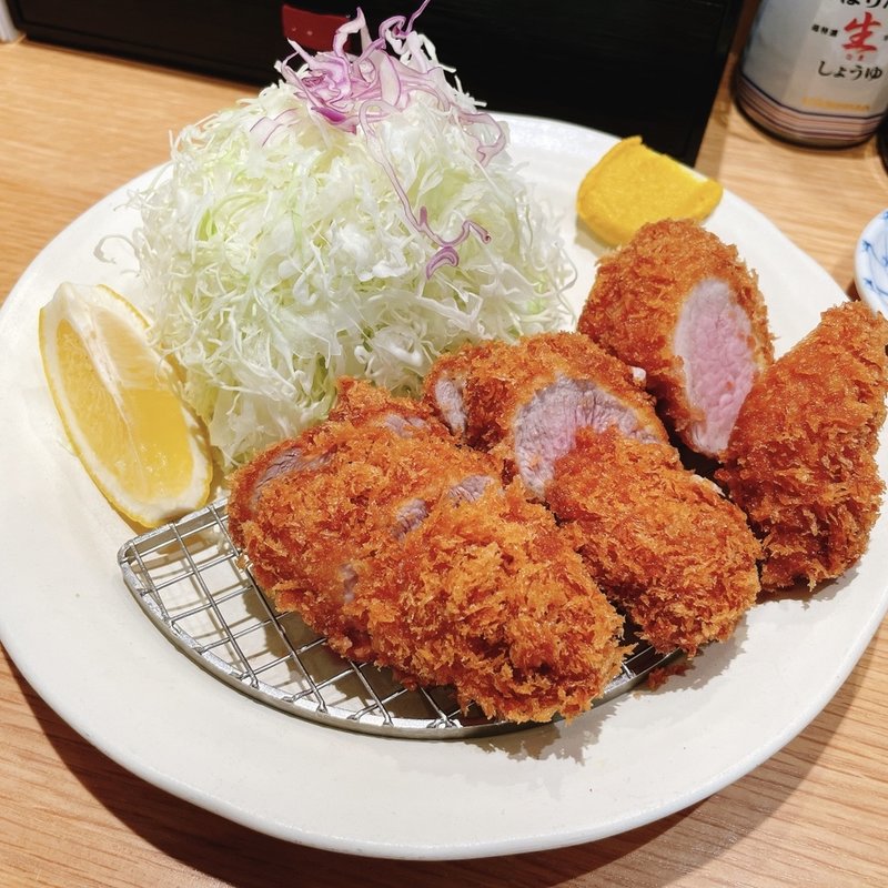 ひれかつ定食(とんかつ檍　札幌店)