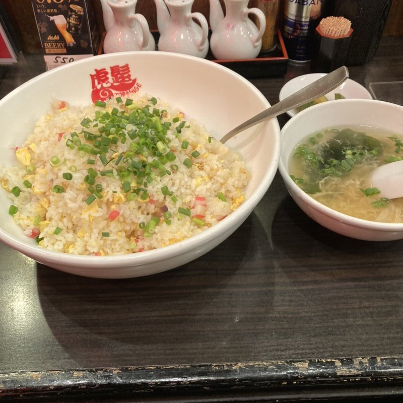 ジャンボチャーハン定食(虎髭町屋店)