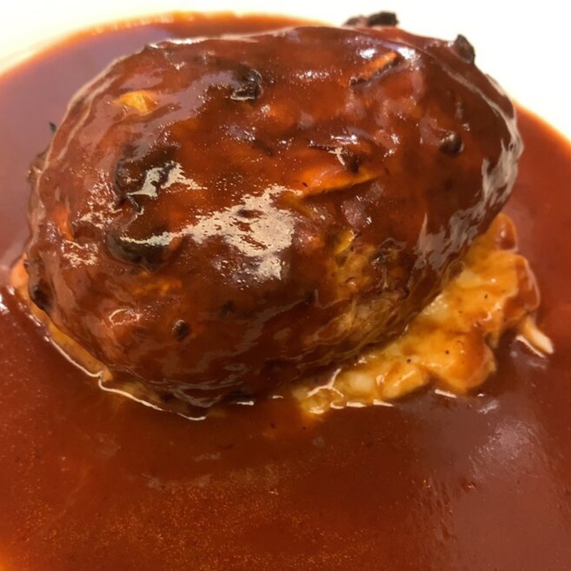 牛、豚、キャベツのハンバーグ (ビストロ 石川亭 豊洲フォレシア店 （ビストロ イシカワテイ）)